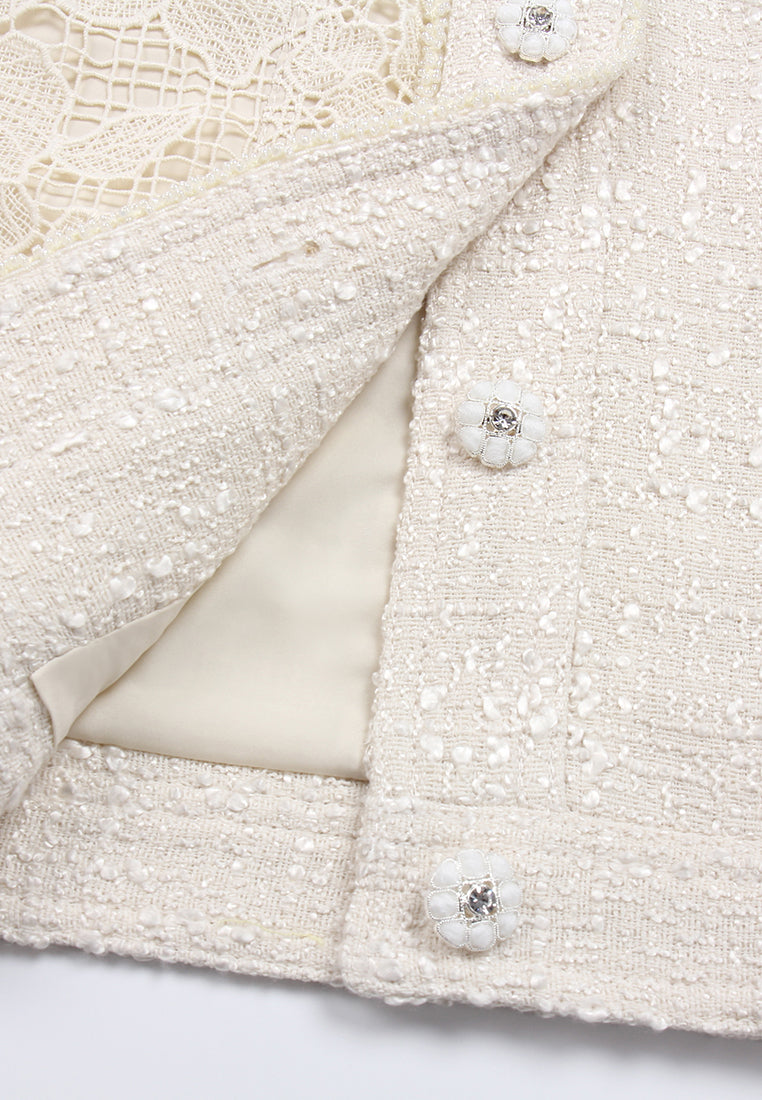 Daisy Lace Applique Jacket