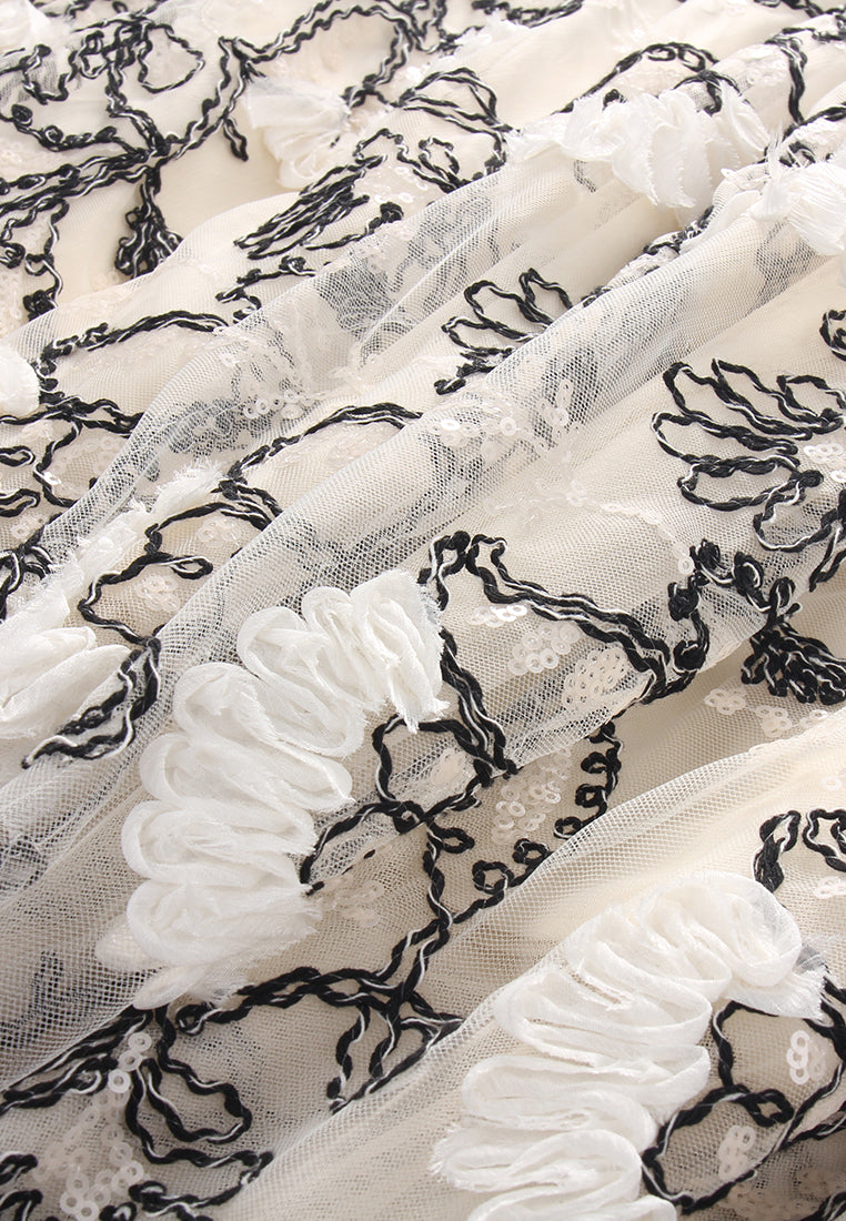 Peony Noir Dress