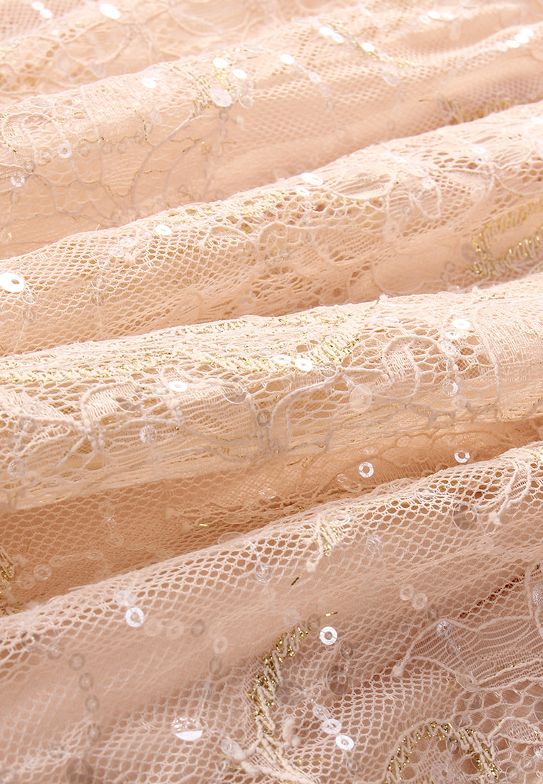 Blush Dentelle Étoilé Dress