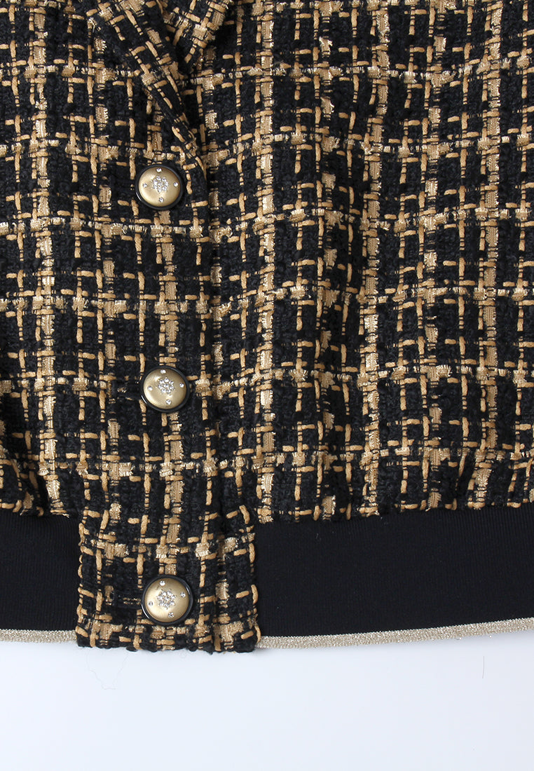 Ornée Check Tweed Tailored Jacket