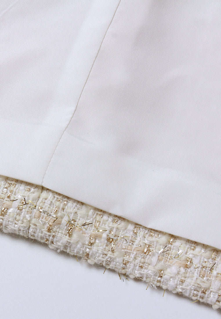 Braided-Trim Tweed Jacket