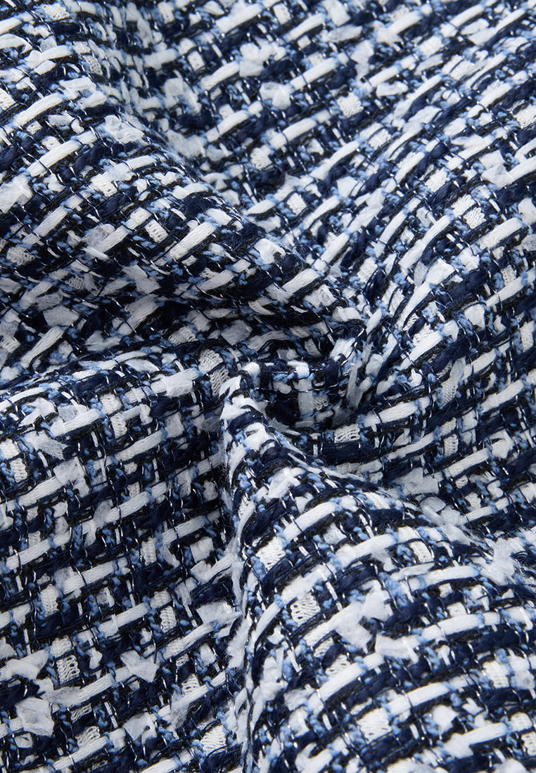 Mixed Tweed Cropped Jacket