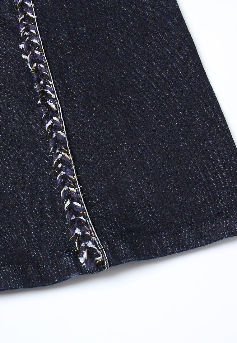 Marais Woven Edge Flare Jean