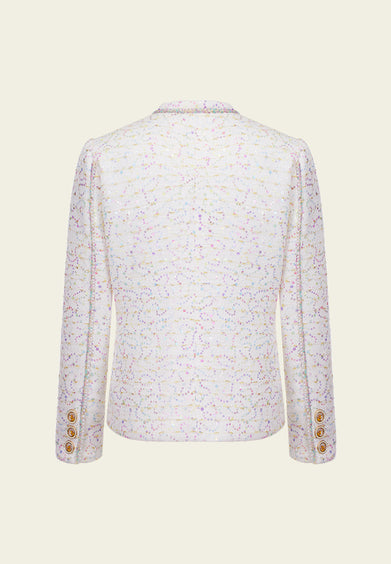 Fantasy Iridescent-detail Tweed Jacket