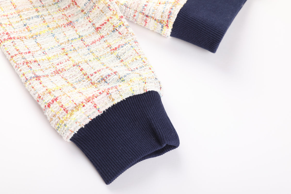 Riviera Tweed Bomber Jacket