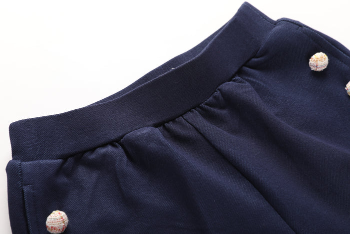 Étoile Rêve Embroidered Knit Culottes