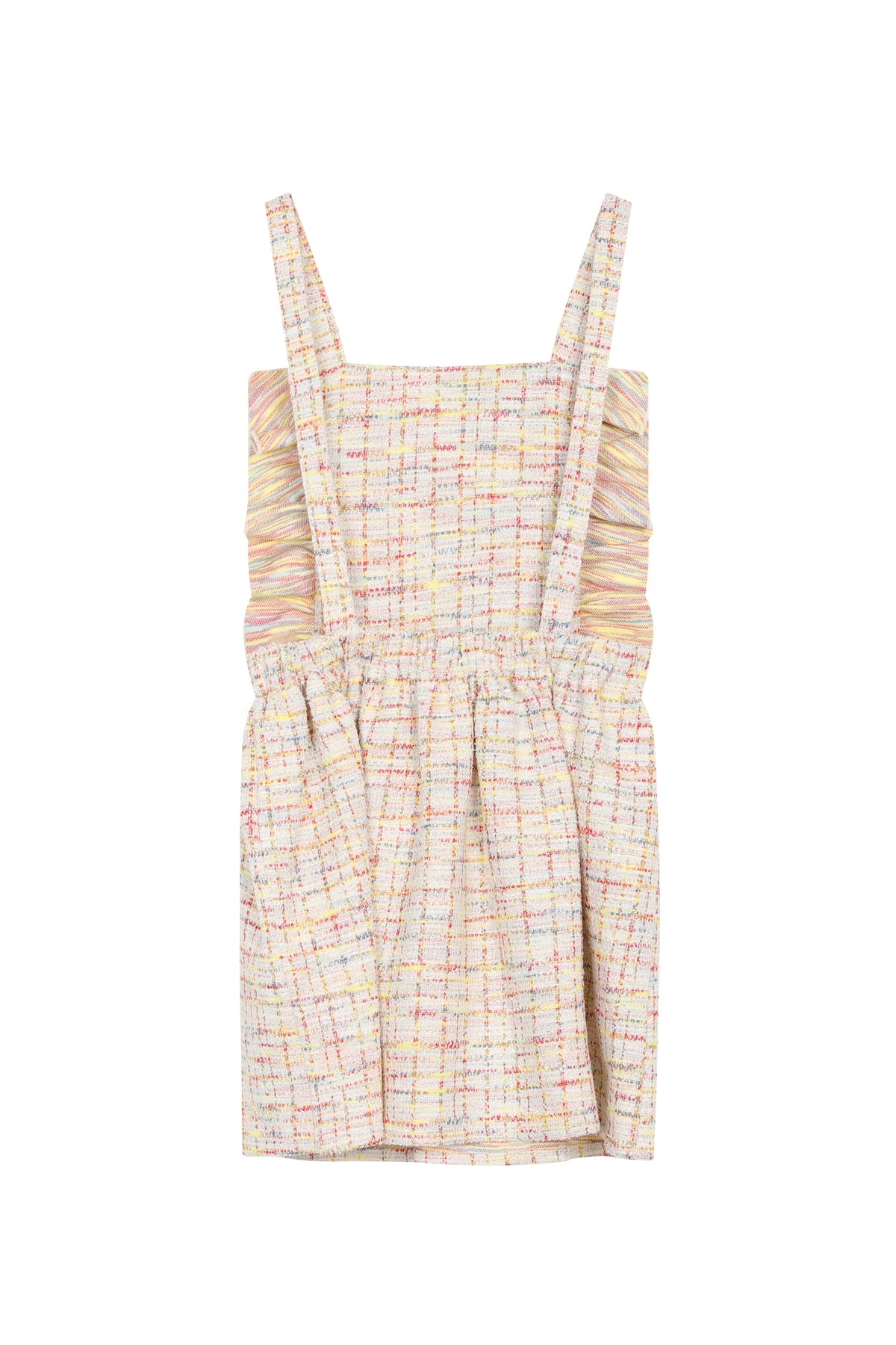 Pastel Jardin Tweed Pinafore Dress