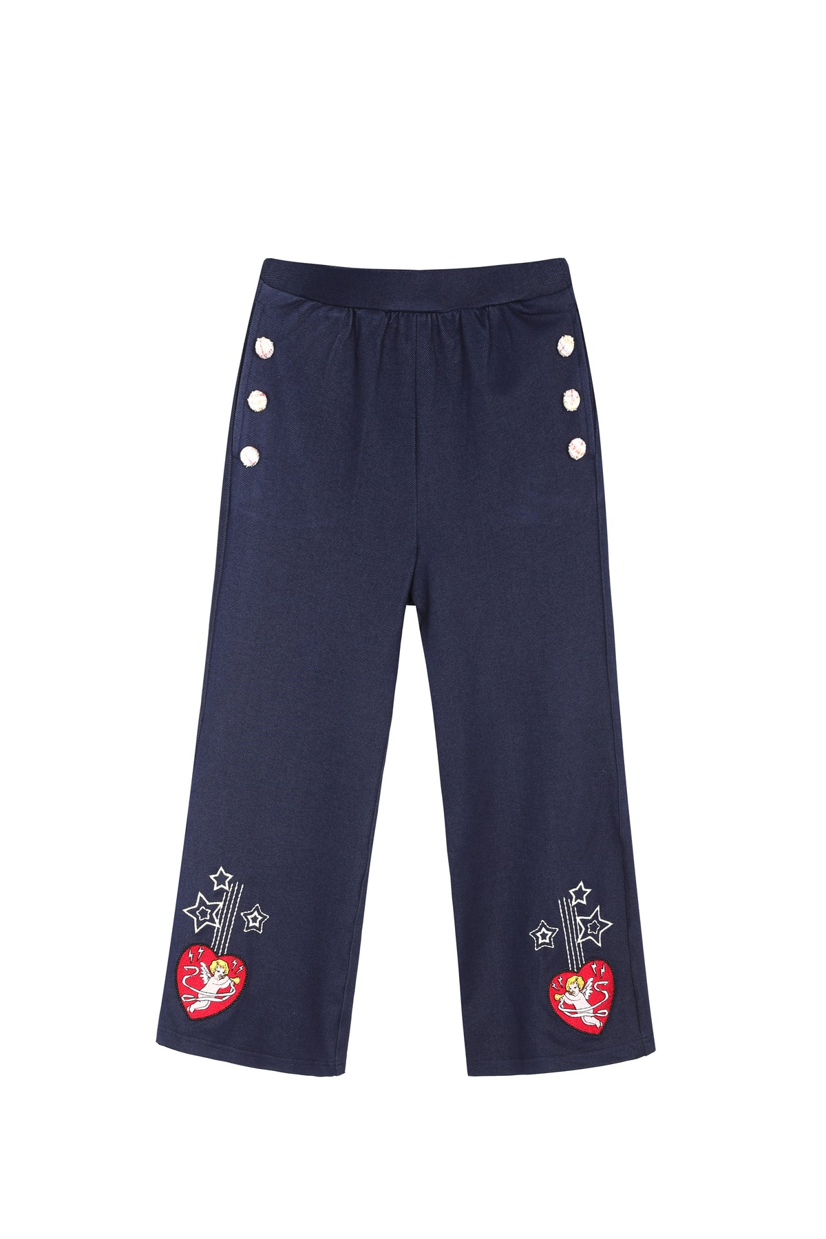 Étoile Rêve Embroidered Knit Culottes