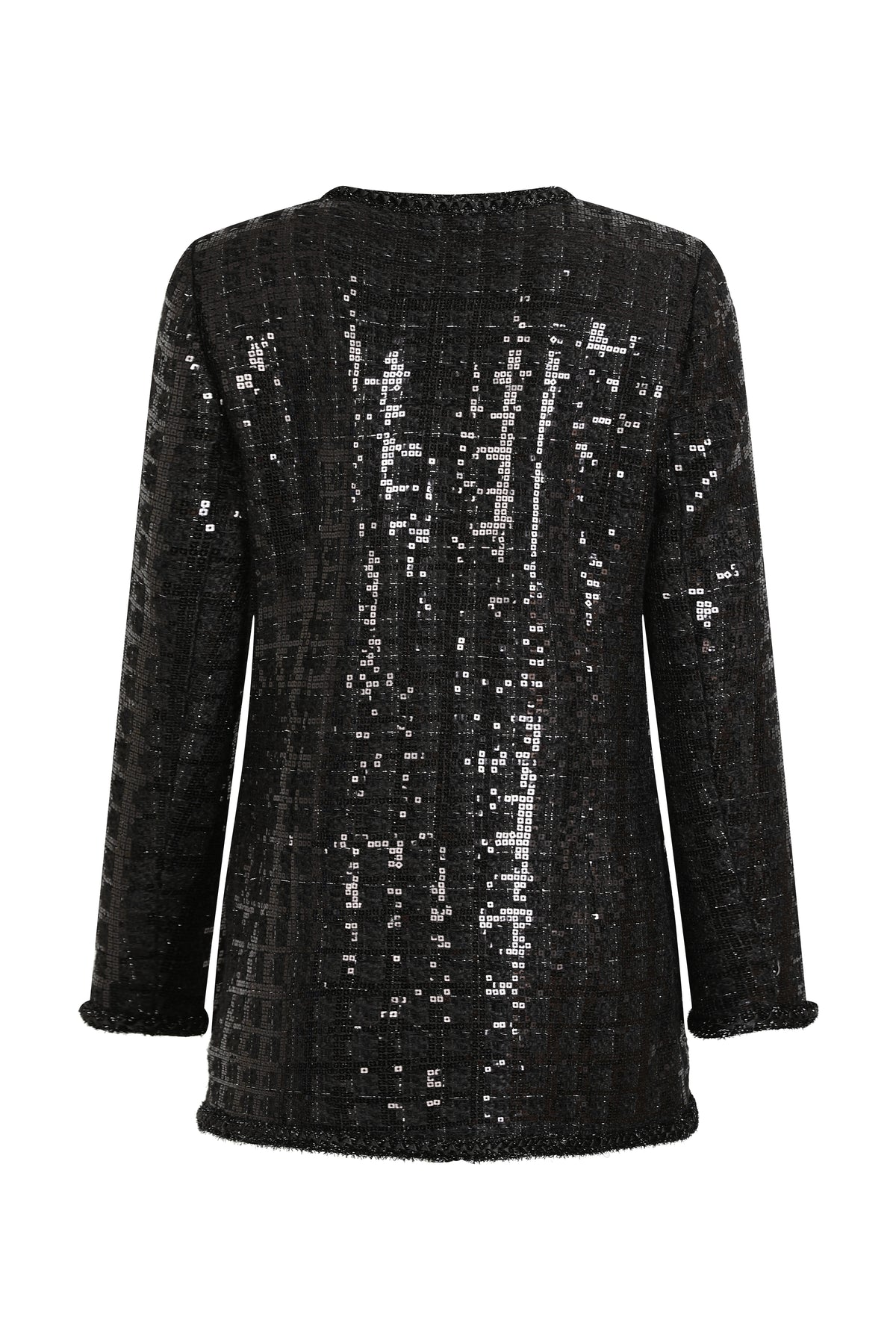 Noir Tweed Bijou Ligne Jacket