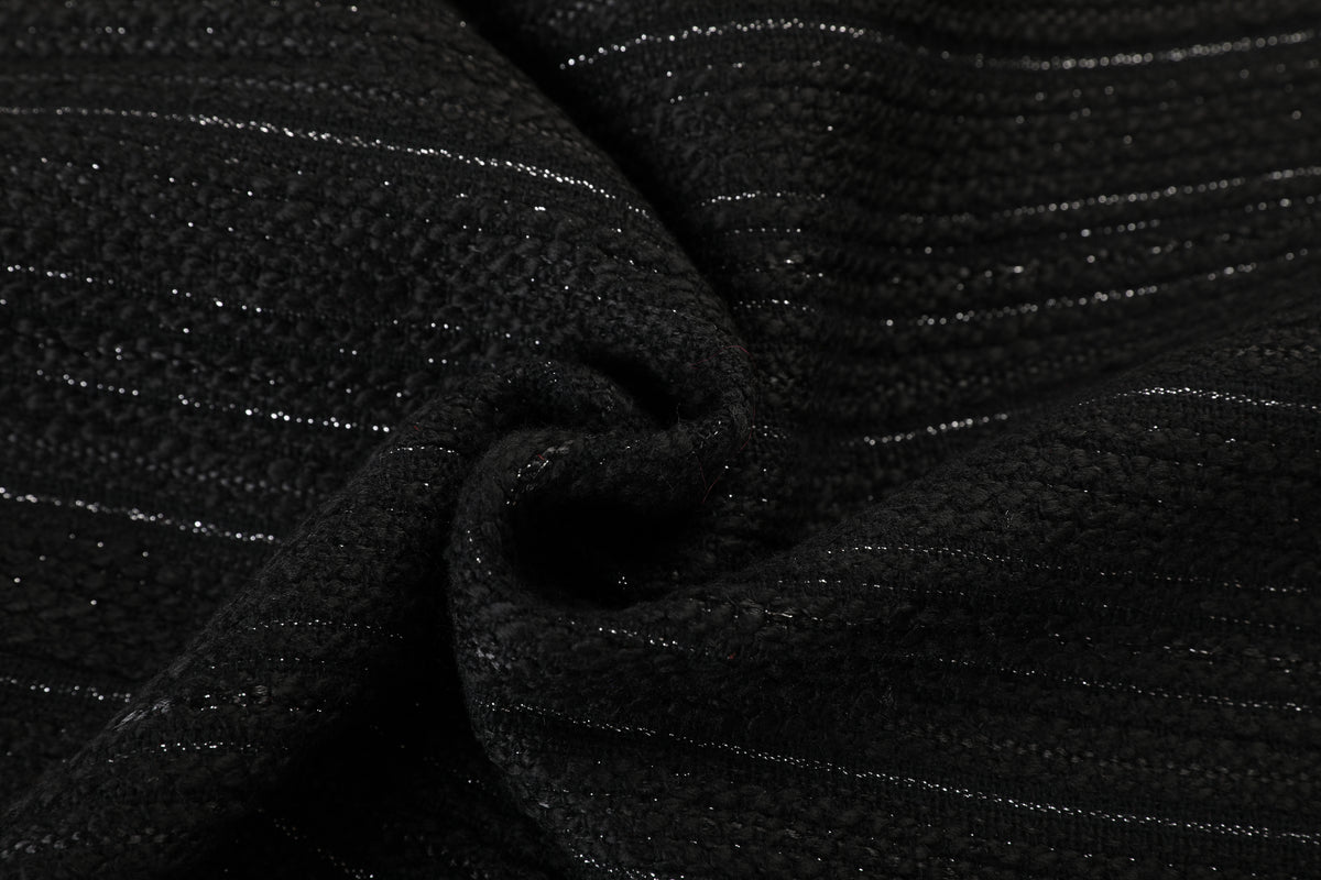 Noir Tweed Paillette Jacket