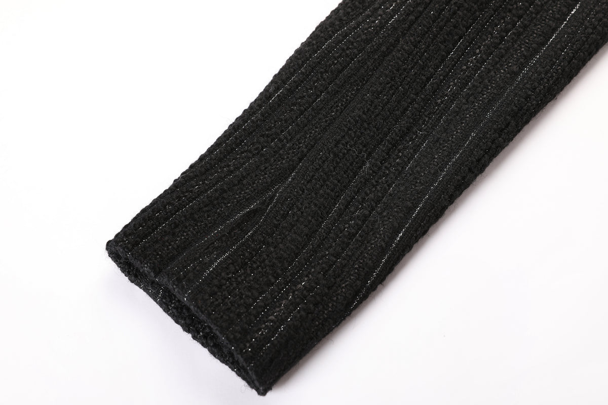 Noir Tweed Bijou Trim Jacket