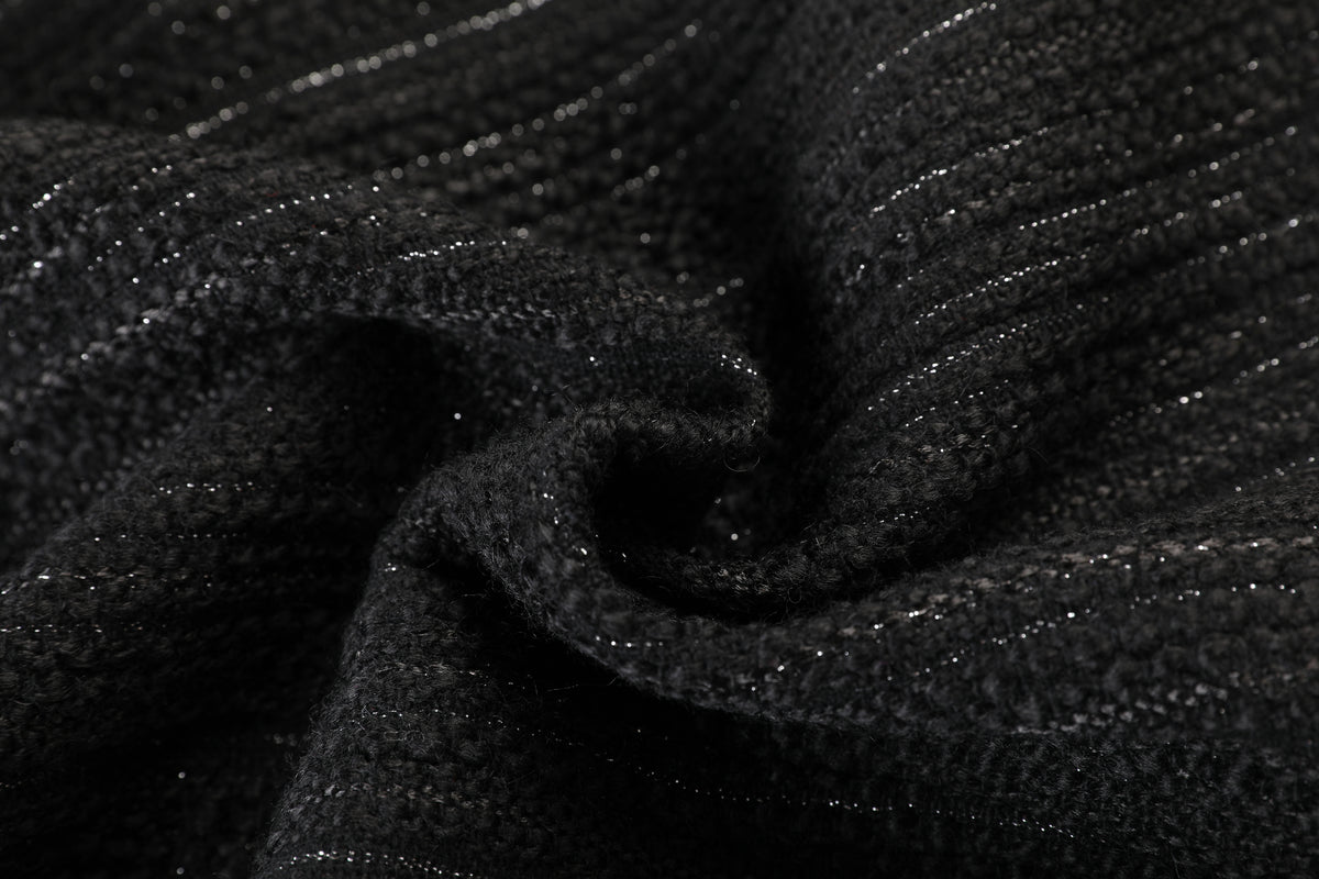 Noir Tweed Bijou Trim Jacket