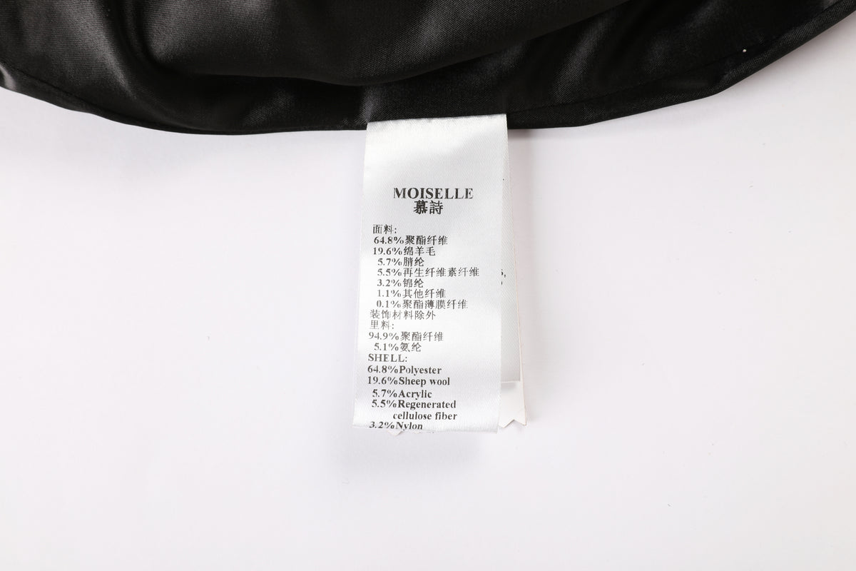 Noir Tweed Bijou Trim Jacket