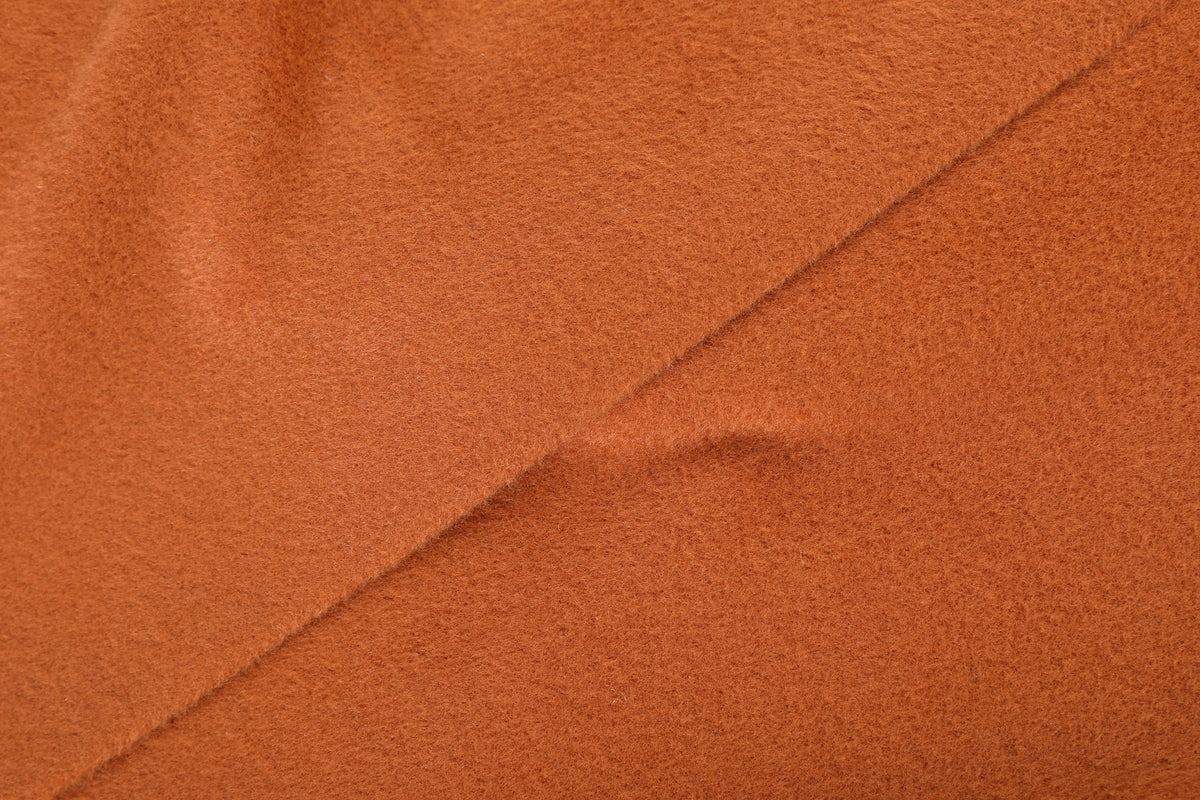 Rouille Laine Ceinturée Coat