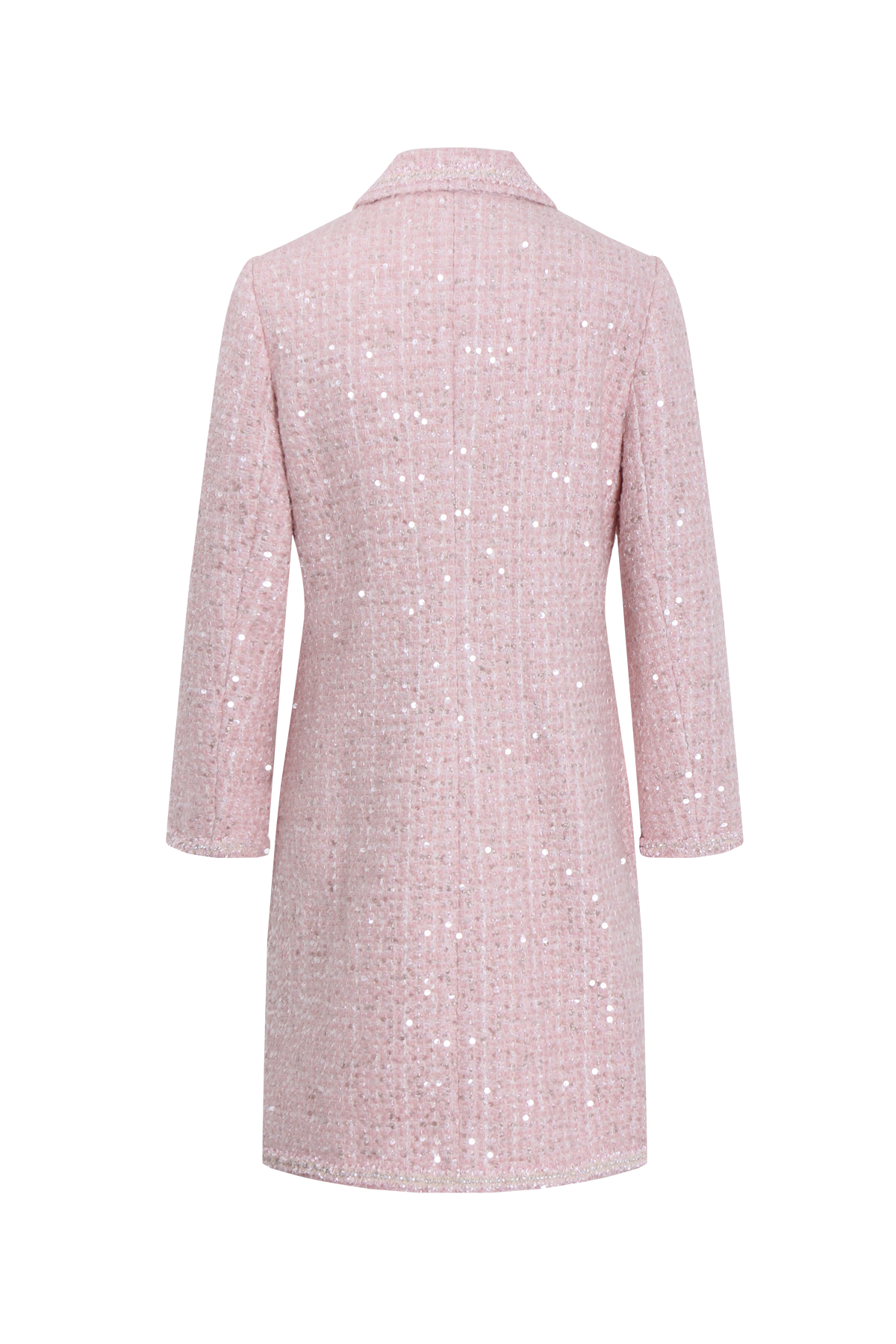 Rose Éclat Pocket Coat