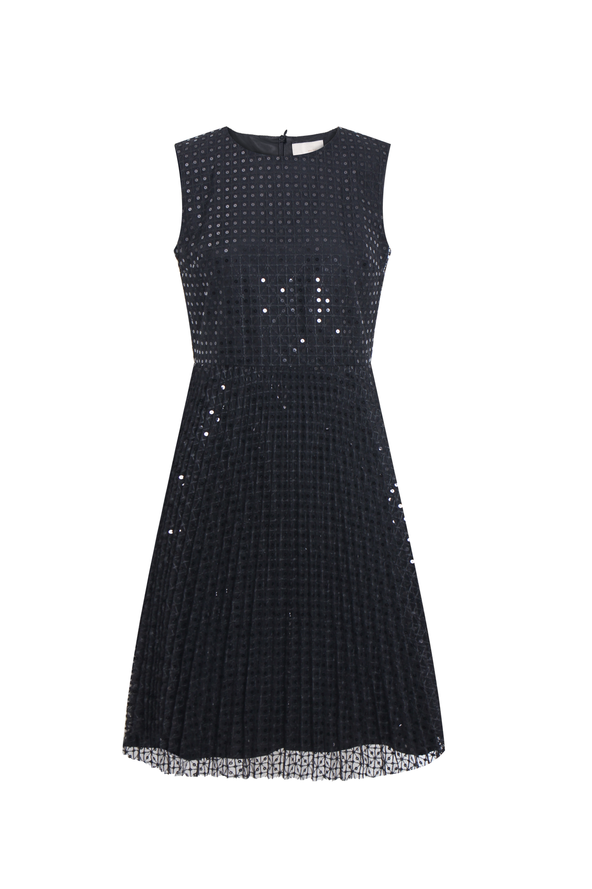 Noir Plumage Sequin Dress