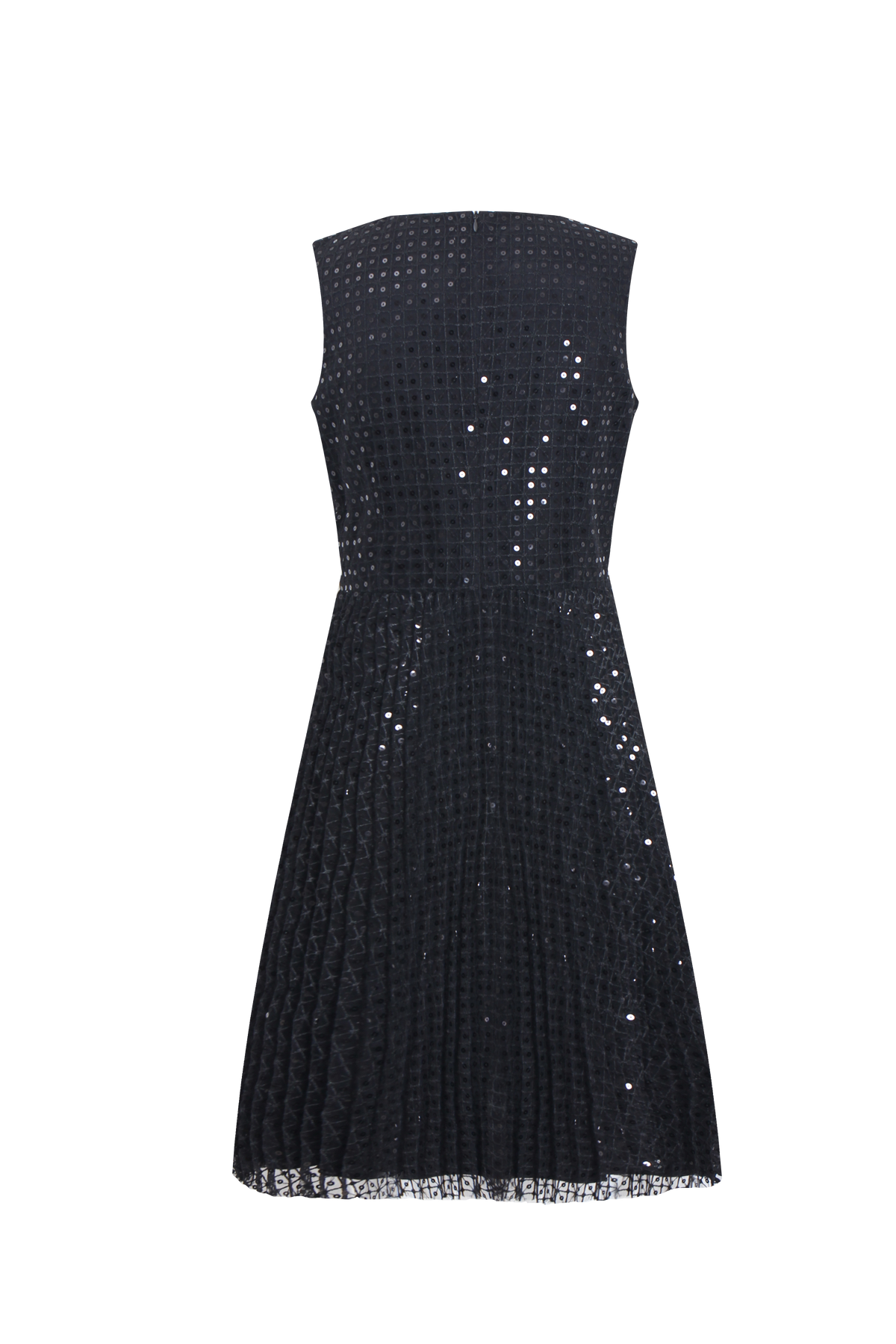 Noir Plumage Sequin Dress