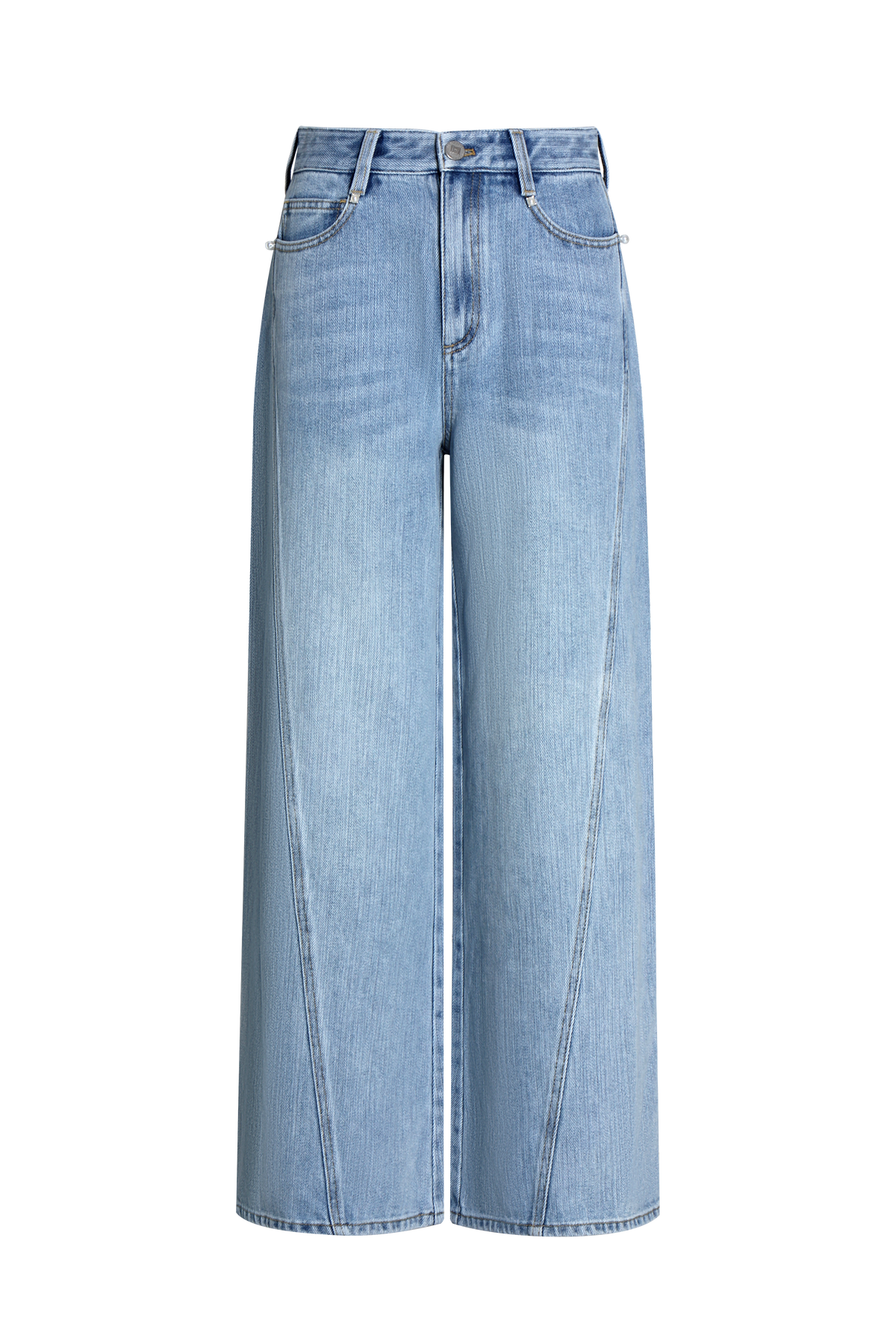 Bleu Ciel Wide-Leg Denim