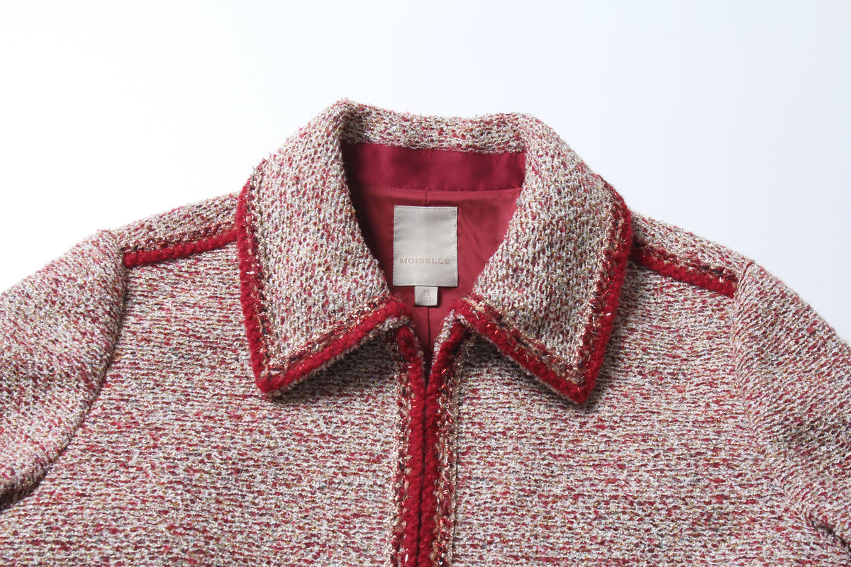 Rouge Tresse Fringe Jacket