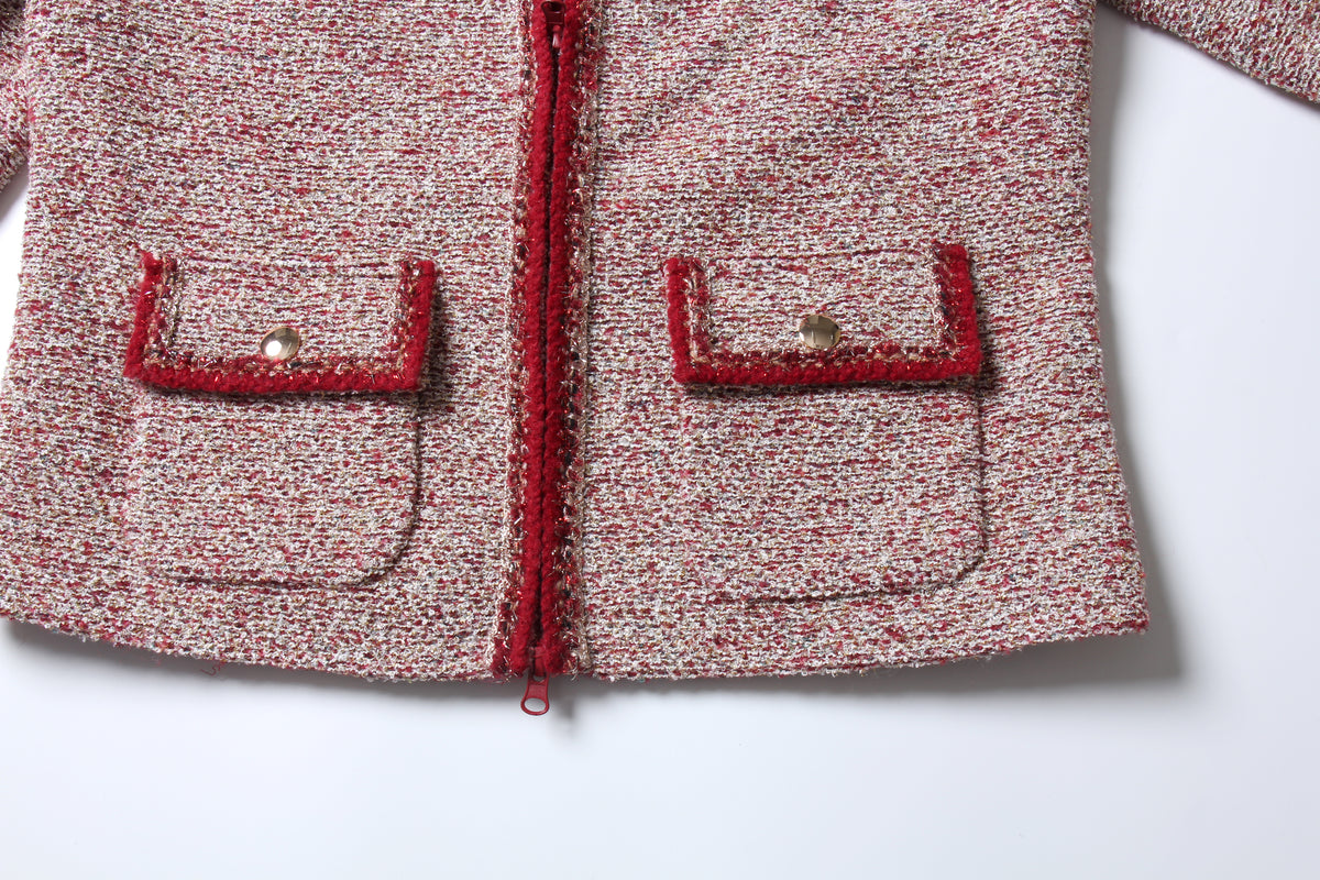 Rouge Tresse Fringe Jacket