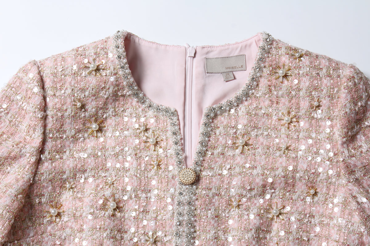 Rose Bijou Embellished Dress