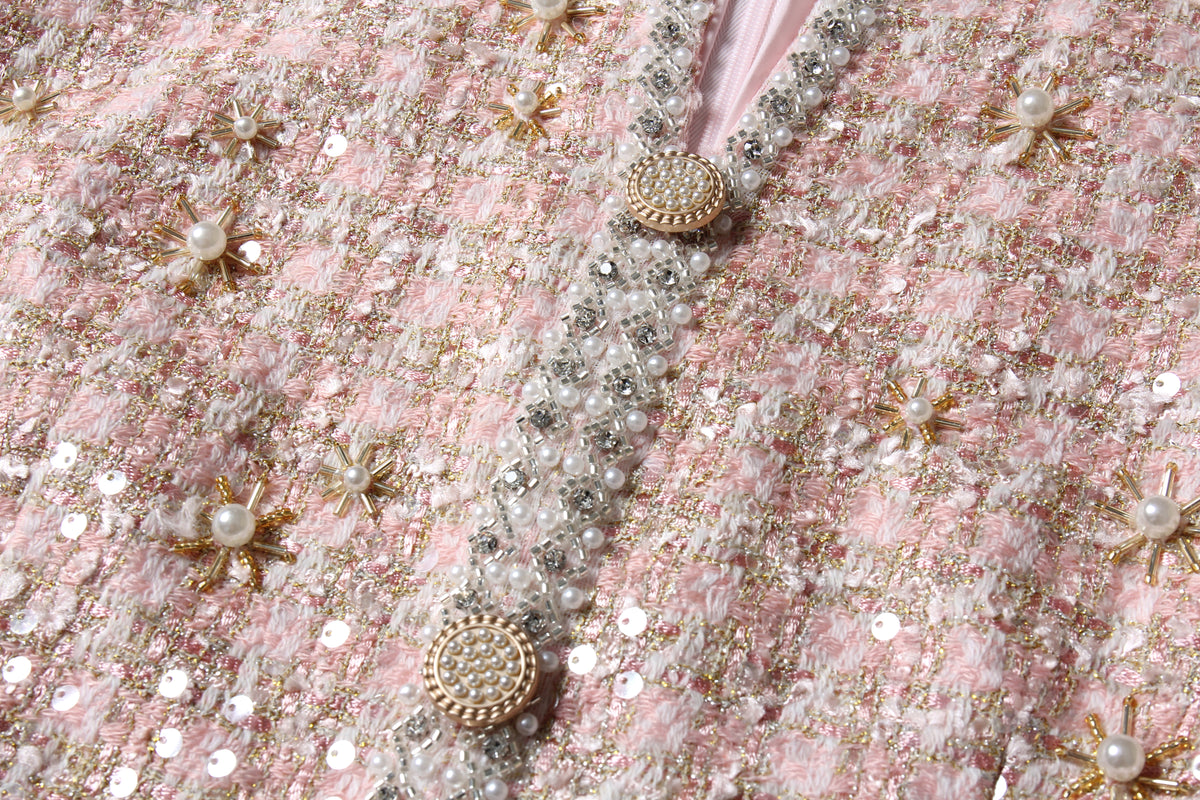 Rose Bijou Embellished Dress