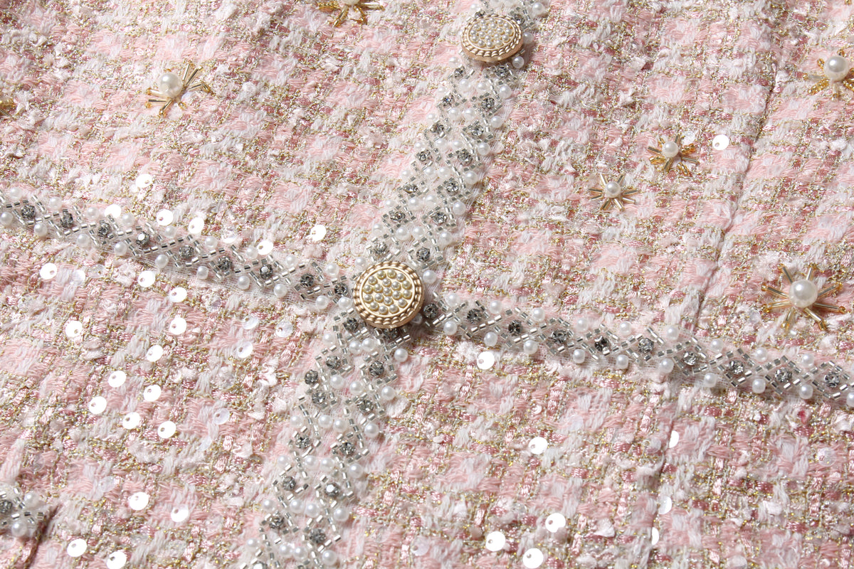 Rose Bijou Embellished Dress