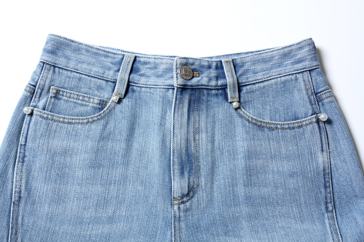 Bleu Ciel Wide-Leg Denim