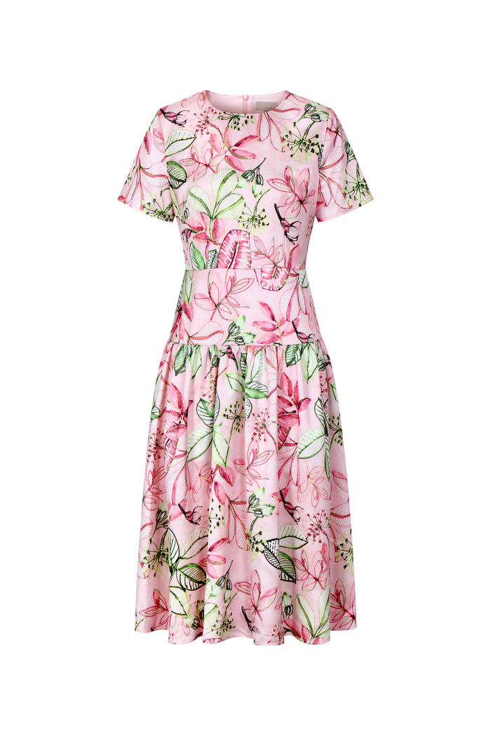 Floral Symphony Garden Dress