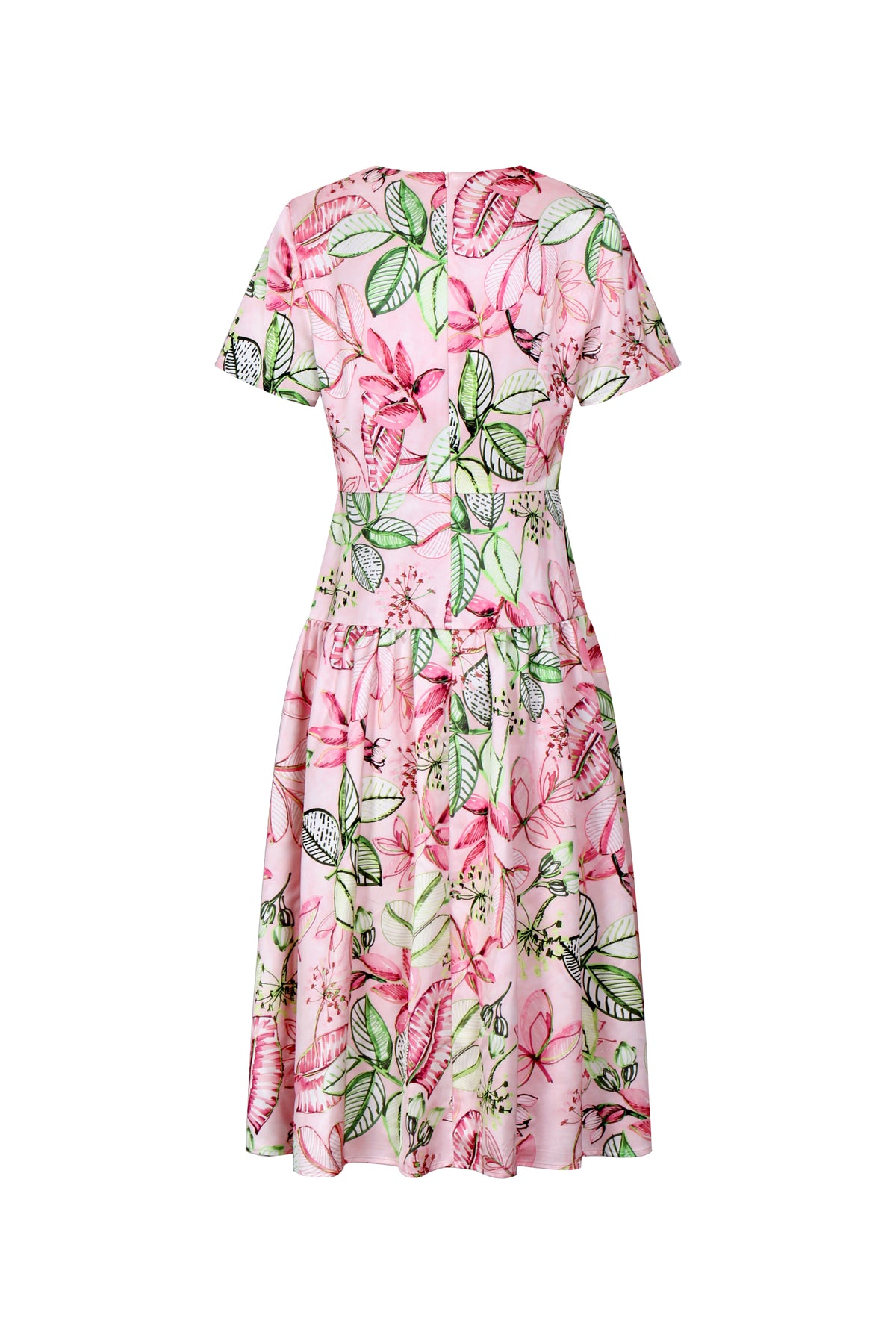 Floral Symphony Garden Dress