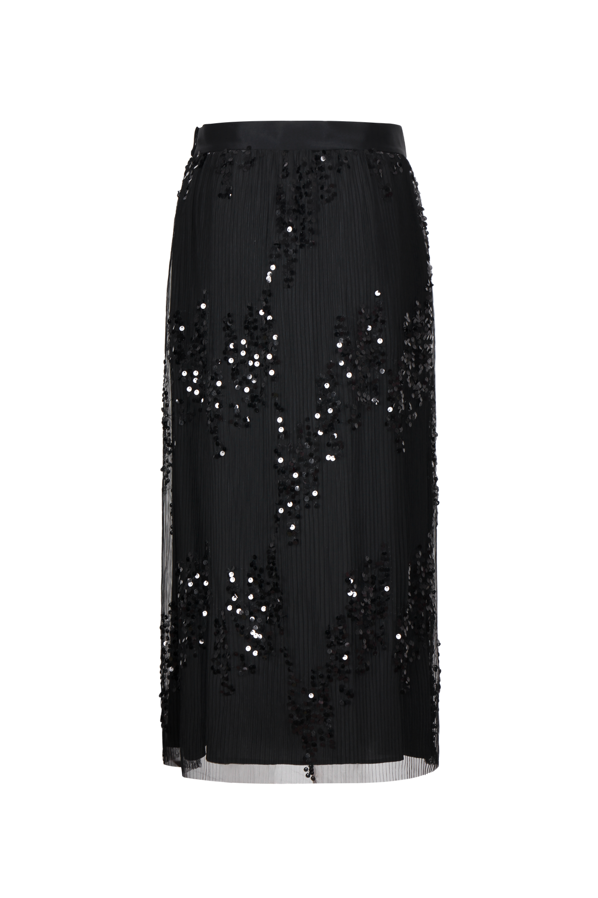 Midnight Radiance Pleated Skirt