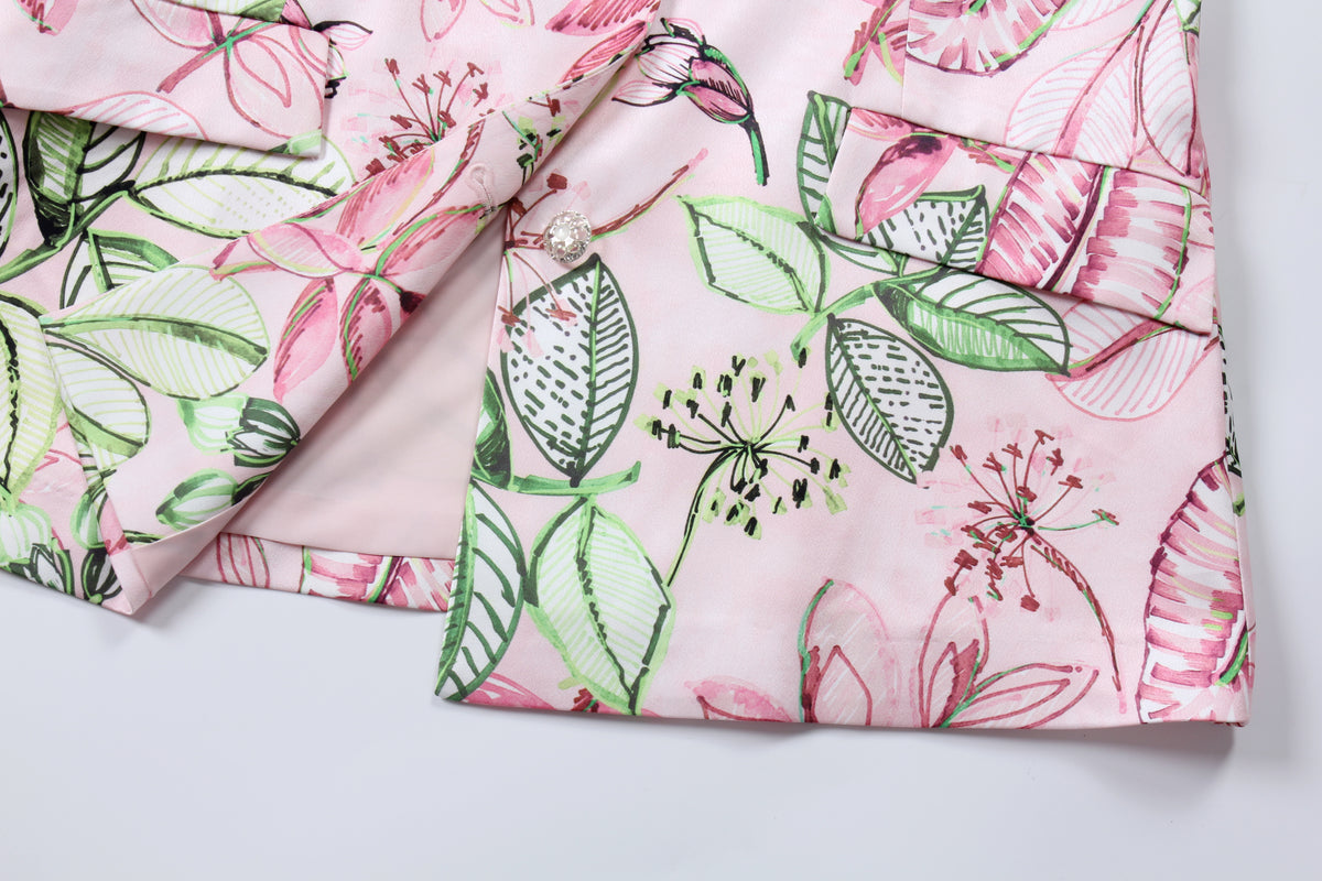 Floral Symphony Statement Blazer