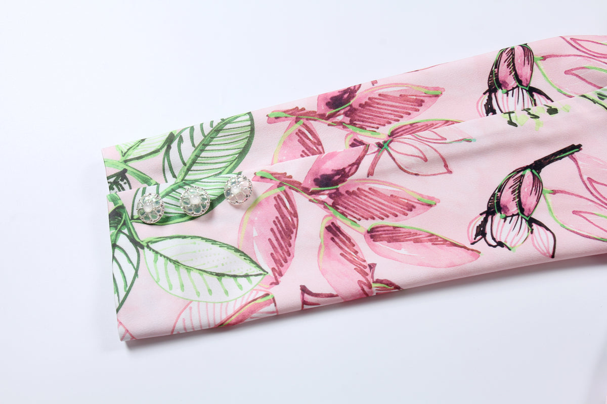 Floral Symphony Statement Blazer