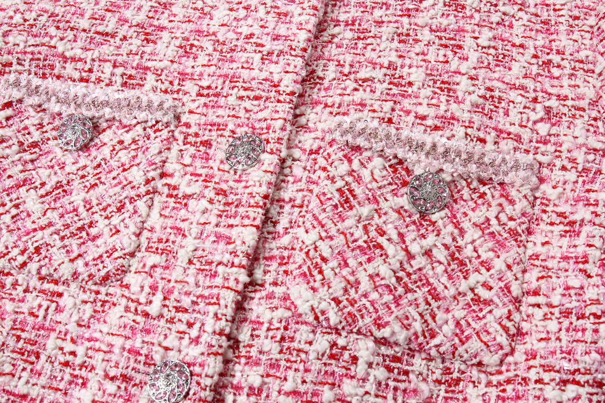 Crimson Classic Tweed Jacket