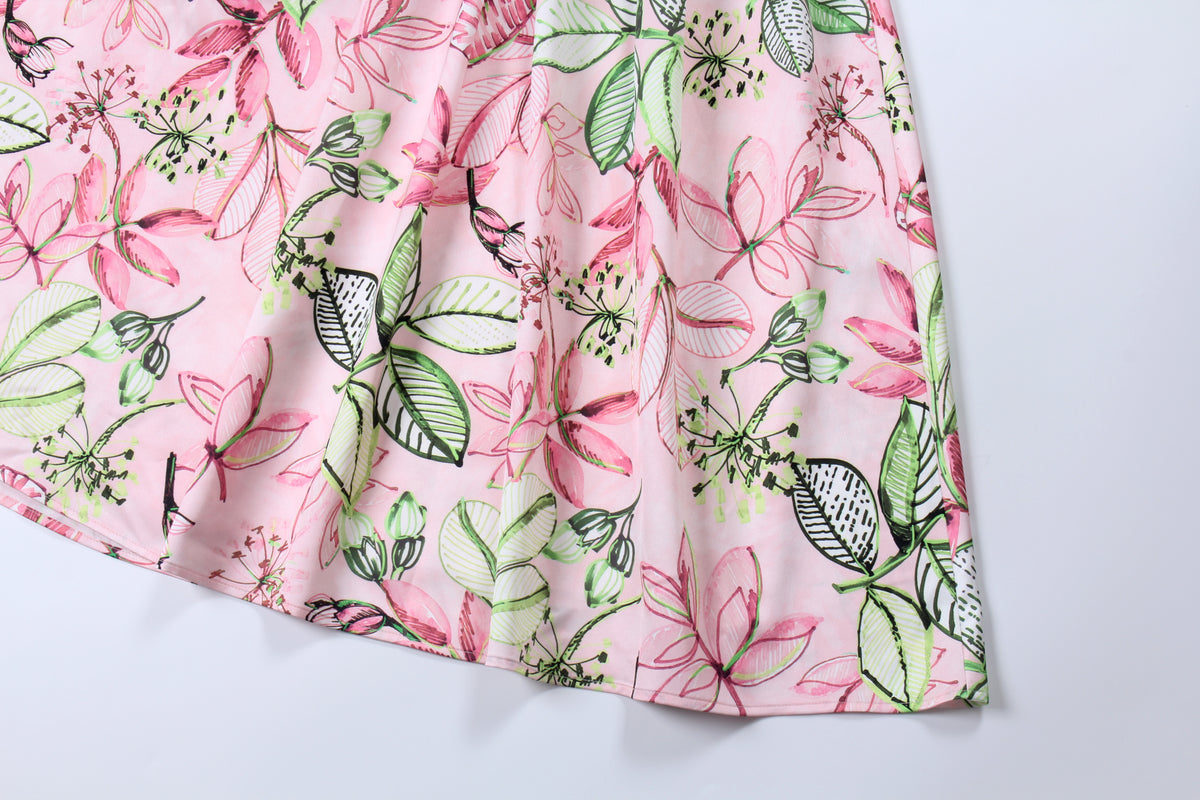 Floral Symphony Garden Dress