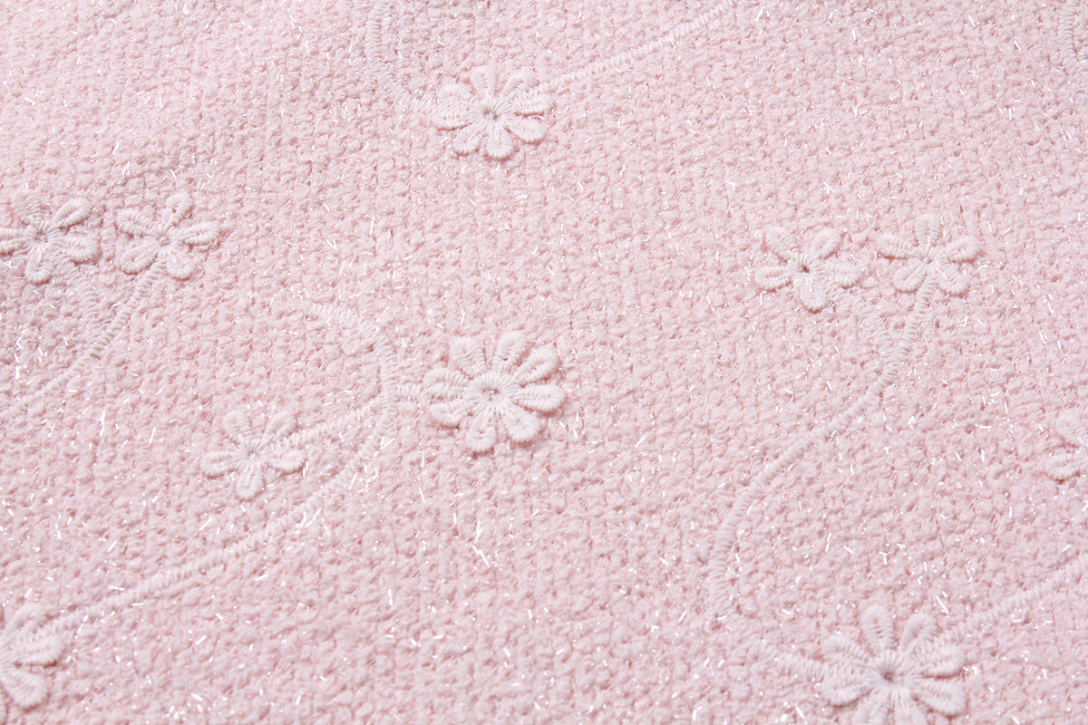 Blush Elegance Embroidered Dress