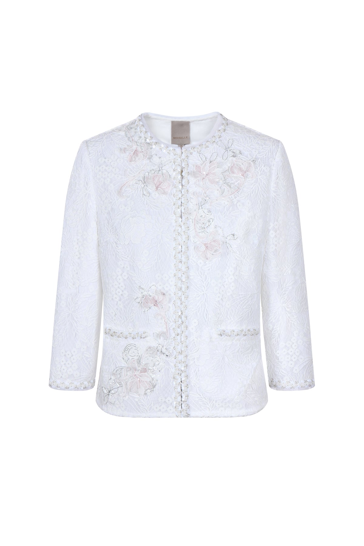 Ivory Saffron Embroidered Jacket