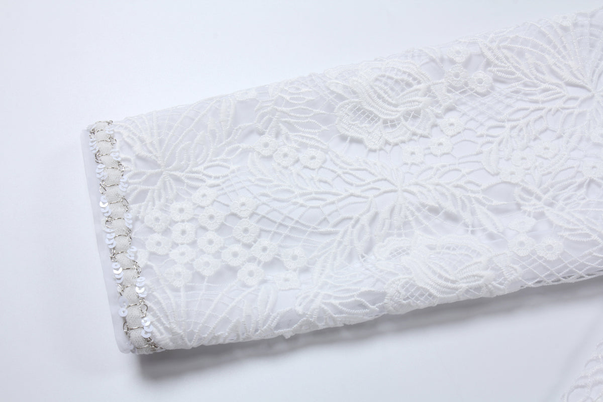 Ivory Saffron Embroidered Jacket