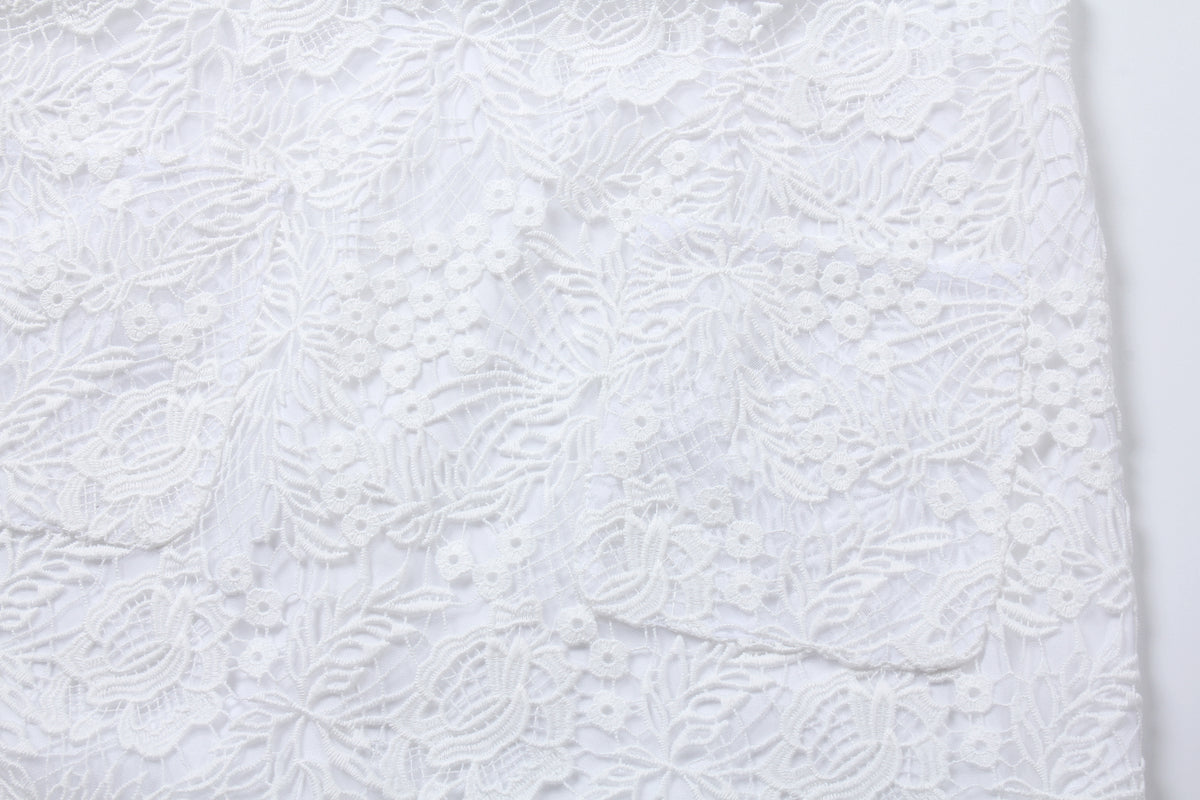 Ivory Saffron Lace Dress