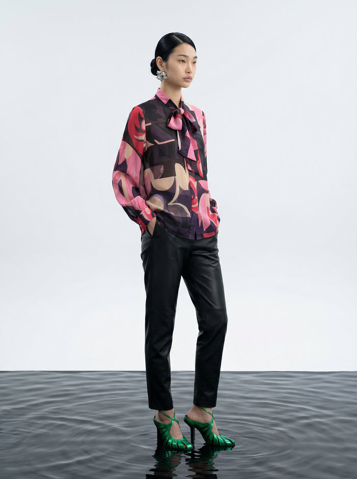 Aurora Flow Bow Blouse