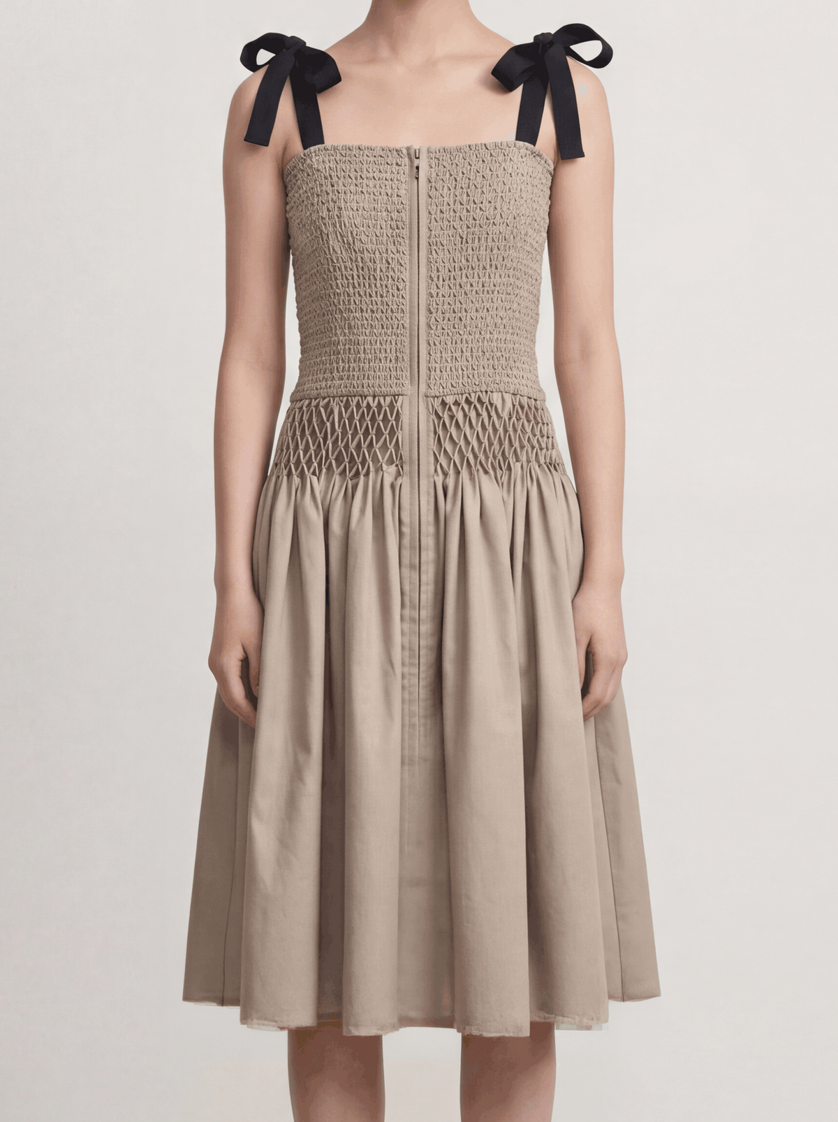 Sable Ruban Zip Dress