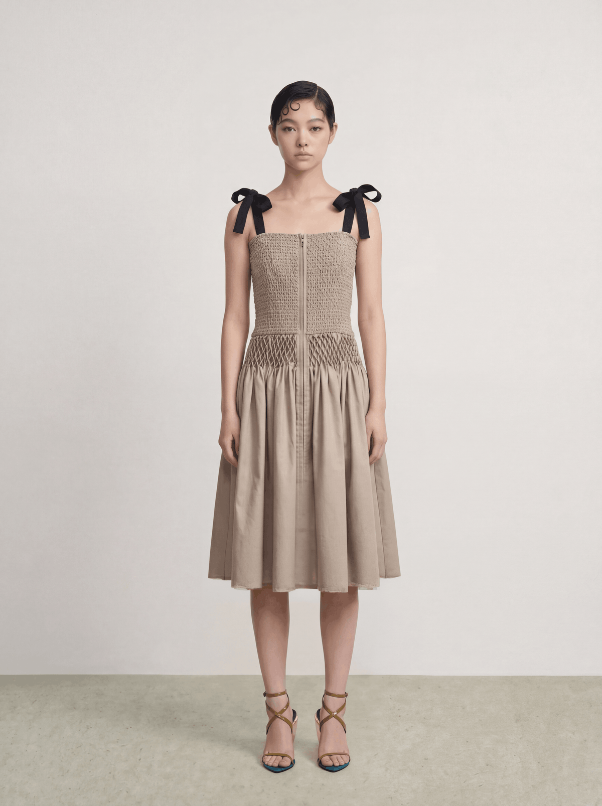 Sable Ruban Zip Dress