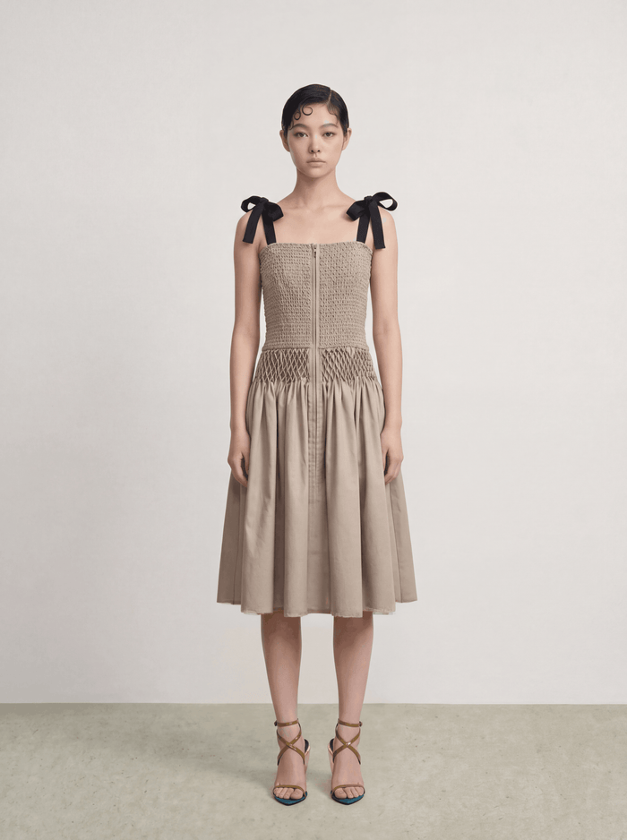 Sable Ruban Zip Dress