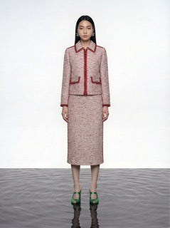 Rouge Tresse Piped Skirt
