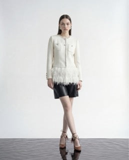 Plume Bijou Feather Jacket
