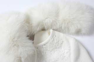 Éclat de Neige Fur Collar Coat