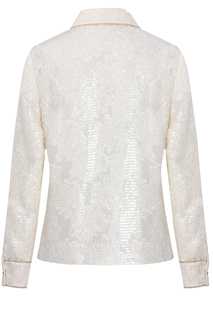 Éclat Contrast-Trim Blouse