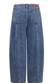 Indigo Seam Denim Trousers