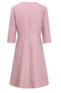Rose Frange Tweed Dress
