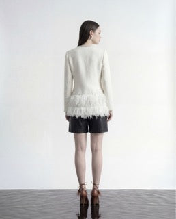 Plume Bijou Feather Jacket